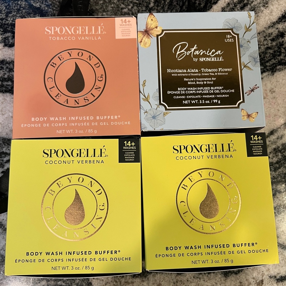 SET OF 4 SPONGELLE